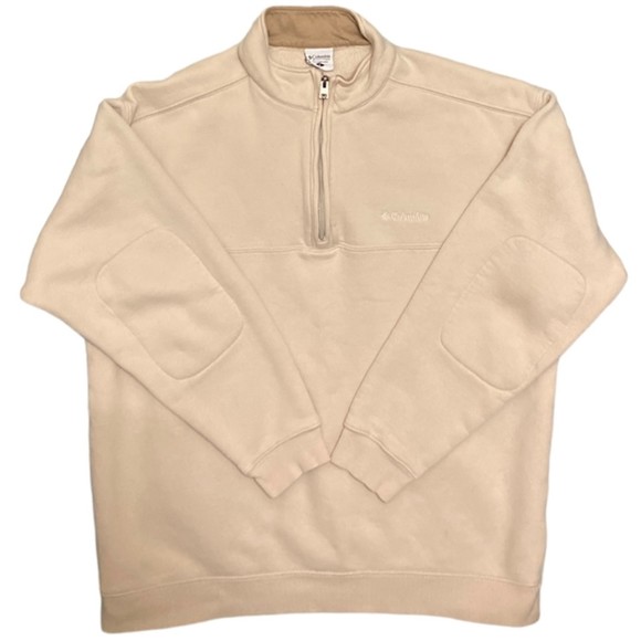 Columbia Other - Columbia 1/4 Zip Pullover Fleece Lined With Elbow Patches